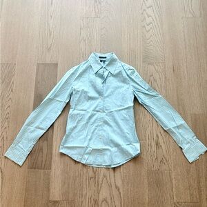 Theory Pinstripe Dress Shirt
